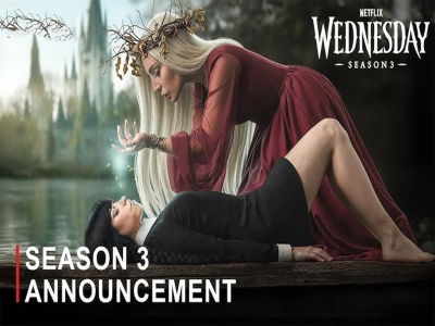 WEDNESDAY: SEASON 3 — The darkness follows her… but this time, it knows her secrets